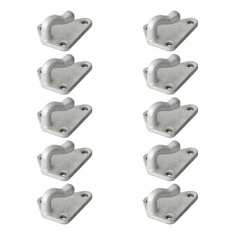 Seilhaken Metall 40x45mm 10 Stuck