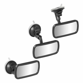 Panorama-Ruckspiegel mit Flexarm 4 cm und Saugnapf