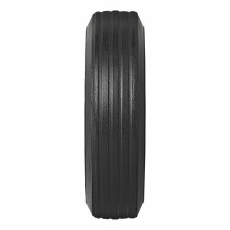 Bugradfelge Metall mit Gummireifen 200x60mm