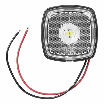 Begrenzungsleuchte 9-30V wei&szlig; 61 x 61 mm LED