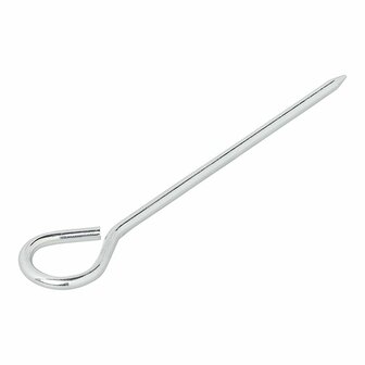 Zelthering 19cm Aluminium mit ose 10 Stuck im Polybeutel