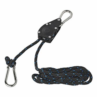 Flaschenzug mit Ratsche und Seil - 2er Set 136kg