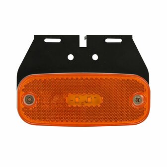Seitenmarkierungsleuchte 10-30V orange 110x45mm LED mit Halter