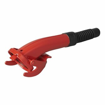 Spout metal red flexible suitable for petrol diesel