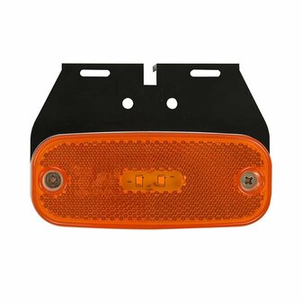 Seitenmarkierungsleuchte 10-30V orange 110x45mm LED mit Halter