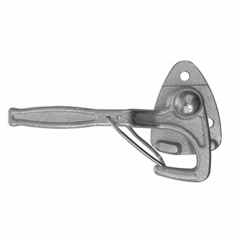 Ventilhaken Nr. 0 links 140mm mit Anschraubose