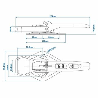 SPP ZB-05A Kniehebelspanner