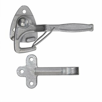 Ventilhaken Nr. 0 rechts 140mm mit Anschraubose