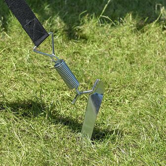 Sturmgurt-Set 2x 3 m mit Schnellverschluss 2x 70 cm