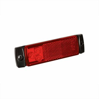 Begrenzungsleuchte 12 24V rot 126x30mm LED