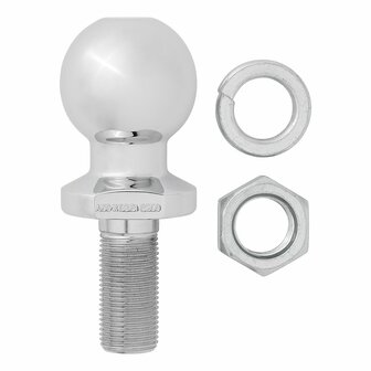 Anhangerkupplungskugel gerade M22 x 50mm E-Typ gepruft