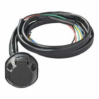 Anhangerkupplungs-Kabelsatz 7-polig PVC + 1 50 m Kabel