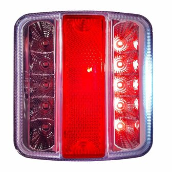 Rucklicht 4 Funktionen 98x105mm 14LED