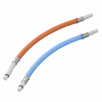 Flexible Schlauchverbindung 25 cm rot + blau im Polybeutel