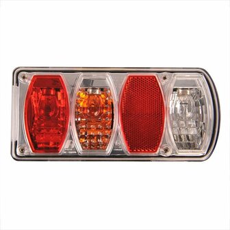 Rucklicht 6 Funktionen 222x100mm rechts