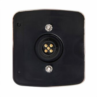 Rucklicht 4 Funktionen 98x105mm 14LED mit 5-poligem EC