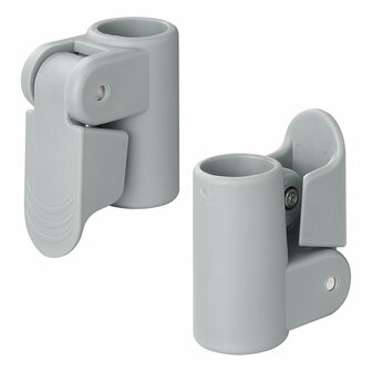 Rohrklemme fur Zeltstange mit Schnellverschluss 22-25mm - Set mit 4 Stuck