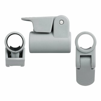 Rohrklemme fur Zeltstange mit Schnellverschluss 22-25mm - Set mit 4 Stuck