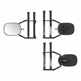 Caravanspiegel Flachglas 410 x 140 x 190 mm ausziehbar