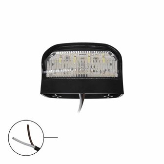 Kennzeichenleuchte 12 24V 70x42mm LED