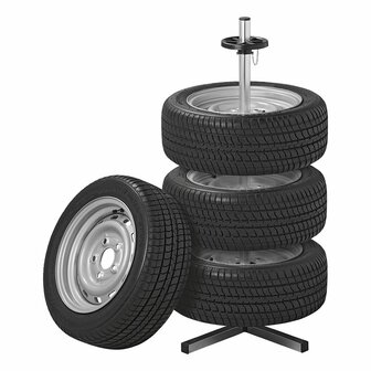 Aluminium-Felgenstander fur 4 Reifen