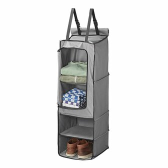 Organizer 4-Facher 34 x 34 x 96 cm mit Rei&szlig;verschlussfach + 7 mm Keder