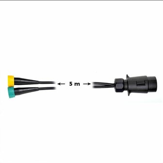 Kabelsatz 5M mit 7-poligem Stecker und 2x 5-poligem Anschluss