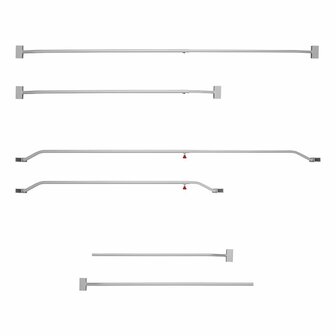 Alu-Planenbugel  ausziehbar  132-204cm  fur Anhangerplane
