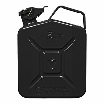 Kanister 5L Metall schwarz UN-TuV GS gepruft