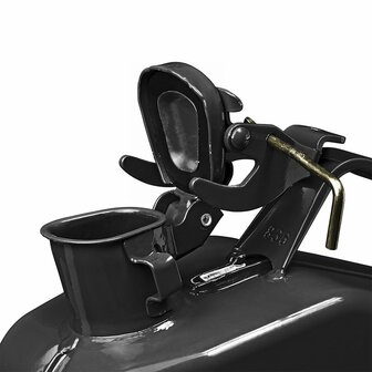 Kanister 5L Metall schwarz UN-TuV GS gepruft