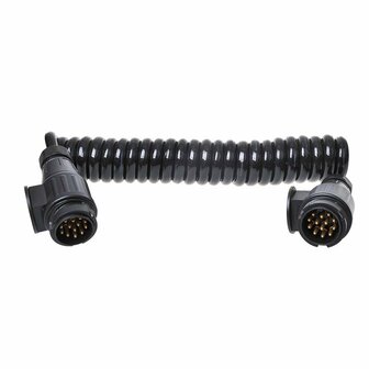 Spiralkabel 3 5M 8-adrig mit 2x Stecker 13-polig PVC