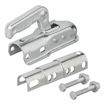 Kugelkupplung Stahl rund 35-50mm 1300kg gebremst
