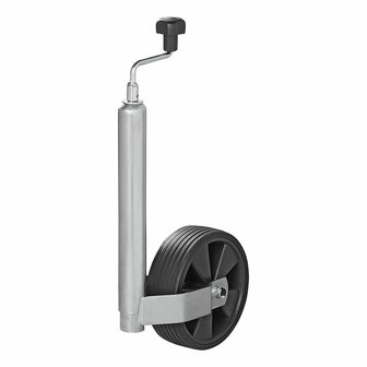 Bugrad 48mm Kunststofffelge mit Gummireifen 220x70mm