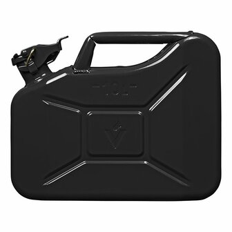 Kanister 10L Metall schwarz UN TuV GS gepruft