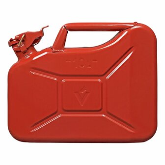 Kanister 10L Metall rot UN TuV GS gepruft
