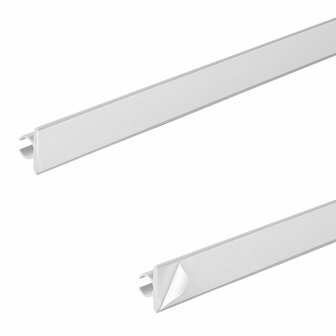 Zeltschiene Aluminium 90 120 x 2 5 cm selbstklebend - 3er Set