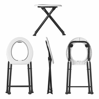 Faltbare Toilette