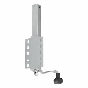 Kielstutze verstellbar fur Bootsanhanger 40 x 40 mm  ausziehbar 385-535 mm  200 kg