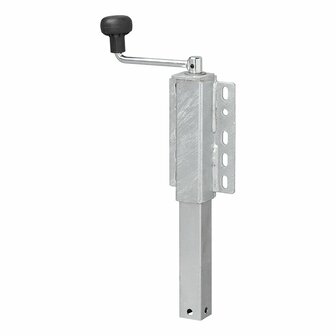 Kielstutze verstellbar fur Bootsanhanger 40 x 40 mm  ausziehbar 385-535 mm  200 kg