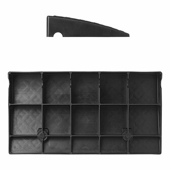 Rampenblock fur erhohte Kante 70mm schwarz - Set mit 2 Stuck