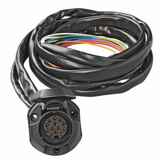 Anhangerkupplungskabelsatz 13-polig PVC Typ Jaeger + 1 50M Kabel