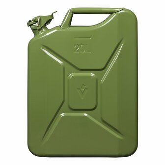 Kanister 20L Metall grun UN-TuV GS gepruft