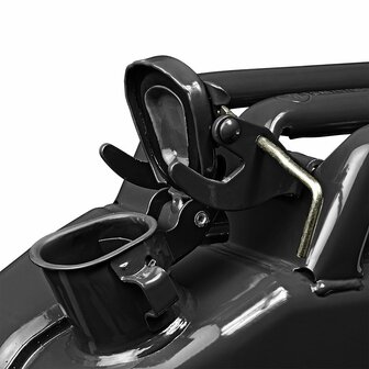 Kanister 20L Metall schwarz UN-TuV GS gepruft