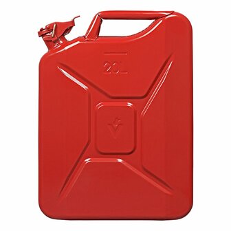 Kanister 20L Metall rot UN-TuV GS gepruft