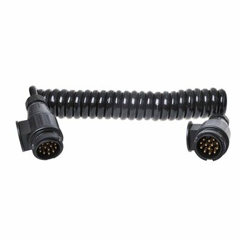 Spiralkabel 3 5M 13-adrig mit 2x Stecker 13-polig PVC