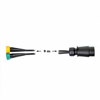 Kabelsatz 9M mit 7-poligem Stecker und 2x 5-poligem Stecker