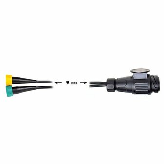 Kabelsatz 9M mit 13-poligem Stecker und 2x 5-poligem Stecker