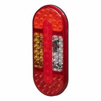 Rucklicht 6 Funktionen 323x134mm 54LED links