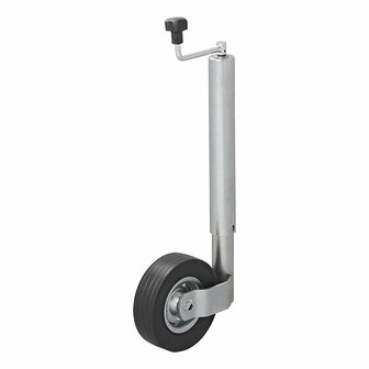 Bugrad 60mm Felge Metall mit Gummireifen 220x65mm