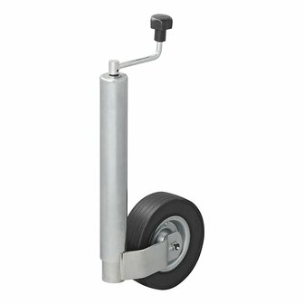 Bugrad 60mm Felge Metall mit Gummireifen 220x65mm